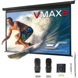 Ecran proiectie electric perete/tavan 234.7 cm x 132 cm VMAX106UWH2 format 16:9 trigger 12v