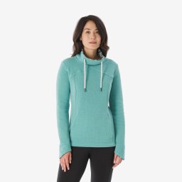 Jachetă Drumeție în natură NH100 Verde Damă