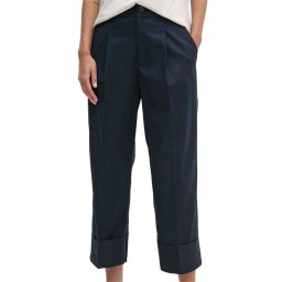 RALPH LAUREN Pantaloni Zeeya-Ankle-Flat Front 200871814009 410 navy