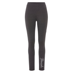 BENCH Leggings gri metalic / alb