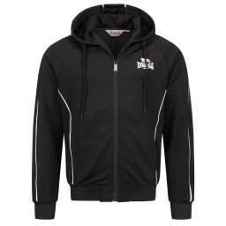 LONSDALE Hanorac 'Achavanich' negru / alb