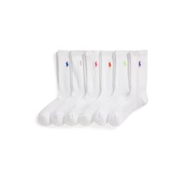 Polo Ralph Lauren Șosete albastru / gri deschis / verde neon / alb