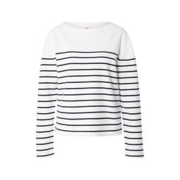 LEVI'S ® Pulover 'Marin Striped Top' negru / alb