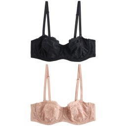 Next Sutien culoarea pielii / negru