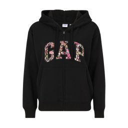 Gap Tall Hanorac 'HERITAGE' verde deschis / roz pal / negru