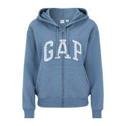 Gap Tall Hanorac 'HERITAGE' albastru denim / albastru deschis / alb
