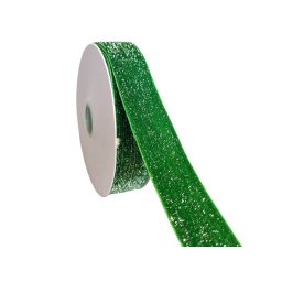 Rola catifea color+sclipici 3,8 cm pentru aranjamente florale