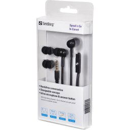 Casti Sandberg Căști Speak'n Go In-Earset Negru