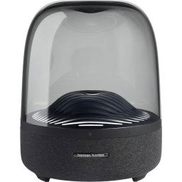 Sistem audio Harman Kardon Aura Studio 3, Bluetooth, Sunet 360 grade, Lumina ambientala, 130W RMS, Negru