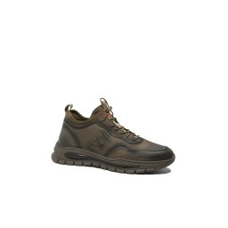 Ghete bărbați Otter kaki patinat din piele naturală OTR30010-39 EU