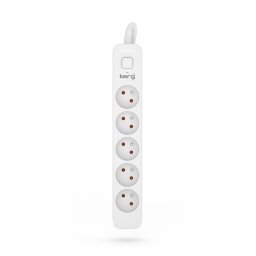 Prelungitor Kerg M02404 5 Earthed sockets - 5.0m power strip with 3x1,5mm2 cable, 16A