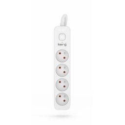 Prelungitor Kerg M02398 4 Earthed sockets - 10m power strip with 3x1,5mm2 cable, 16A