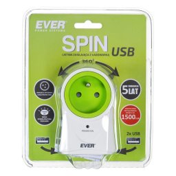 Power strip Ever T/LZ10-SPI000/0000 2xUSB