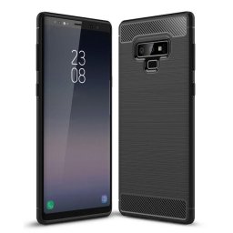 Husa Husa pentru Samsung Galaxy Note 9 - Techsuit Carbon Silicone - Black