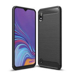 Husa Husa pentru Samsung Galaxy A10 / M10 - Techsuit Carbon Silicone - Black