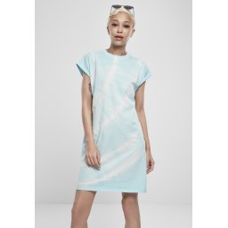 Doamnelor Tie Dye Dress Aquablue