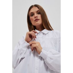 Marisse Women's Shirt L-Ko-4056 White