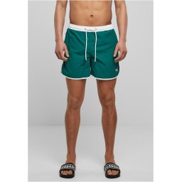 Retro swimsuit white/green