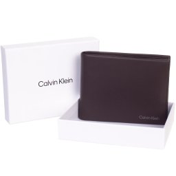 CALVIN KLEIN MEN'S WALLET BROWN