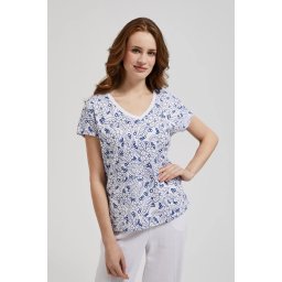 Marisse Women's Blouse L-Ts-4371 White