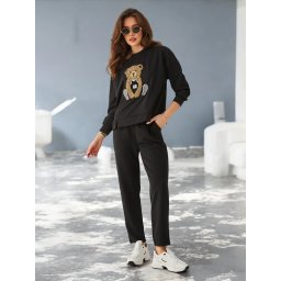 Resti Women's viscose set with a bear