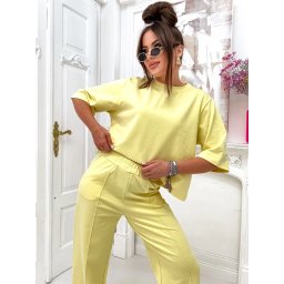 Resti Women's cotton set with wide pants