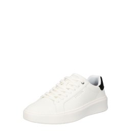 SKECHERS Sneaker low 'COURT BREAK' negru / alb