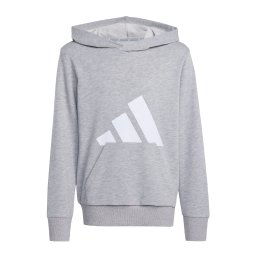 ADIDAS SPORTSWEAR Hanorac sport 'Essentials' gri / alb