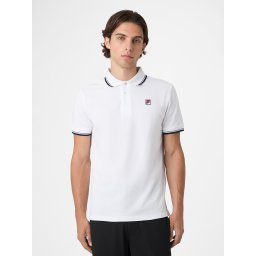FILA Tricou 'Biella' roșu / negru / alb