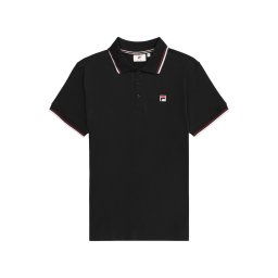 FILA Tricou 'Biella' roșu / negru / alb