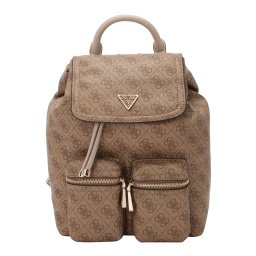 GUESS Rucsac 'MANHATTAN II FLAP BACKPACK' bej / maro deschis