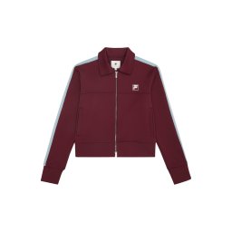FILA Hanorac 'Como' roșu bordeaux / alb
