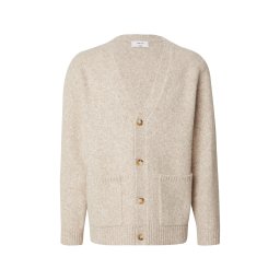 DAN FOX APPAREL Geacă tricotată 'Maxim' alb murdar
