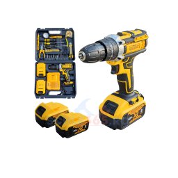 Masina de insurubat bormasina cu 2 acumulatori, 30 piese, 8AH, 48v, trusa cu valiza Protools CMP1664