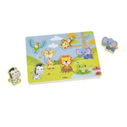 Puzzle cu sunete – animale din jungla