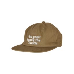 Knock the Hustle Strapback Cap olive/white