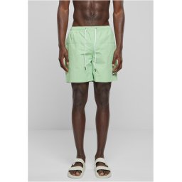 Men's Swimsuit Block Swim Shorts - Green
