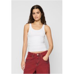 Women's Organic Basic Tank Top 2 Pack - Black + White