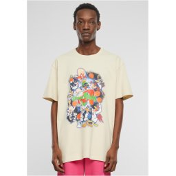 Men's T-Shirt Space Jam Teamwork Oversize Yellow
