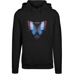 Men's sweatshirt Become The Change Butterfly Hoody black