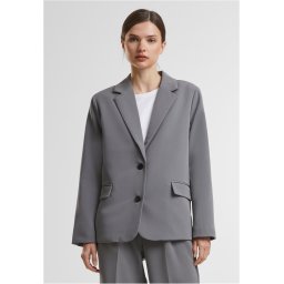 Women's long jacket gray
