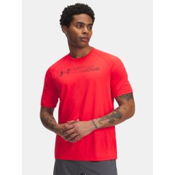 Men's T-shirt Under Armour UA Tech Reflective SS-RED - Men's