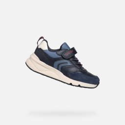 Dark blue boys' sneakers Geox Rooner Boy - Boys