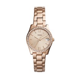 FOSSIL Ceas analogic 'Scarlette' auriu - roz