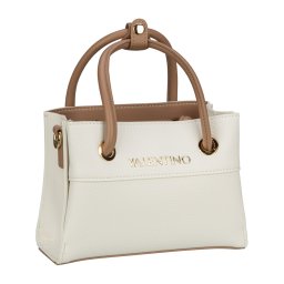 VALENTINO Poșete 'Alexia' maro caramel / alb