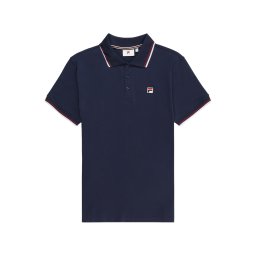 FILA Tricou 'Biella' albastru închis / roșu / alb