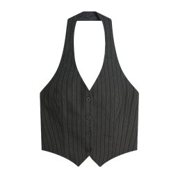 Bershka Vestă de costum gri / gri metalic