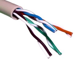 Cablu UTP Cat 5e cupru solid 100%, 4x2x0.51mm, rola 305m, ELAN