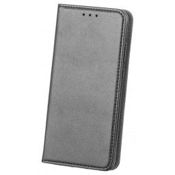 Husa Husa Piele Ecologica OEM Smart Magnetic pentru Huawei Y6 (2019), Neagra