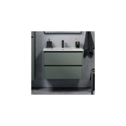 Dulap pentru baie cu lavoar MOLDE 80x55x46 cm verde
